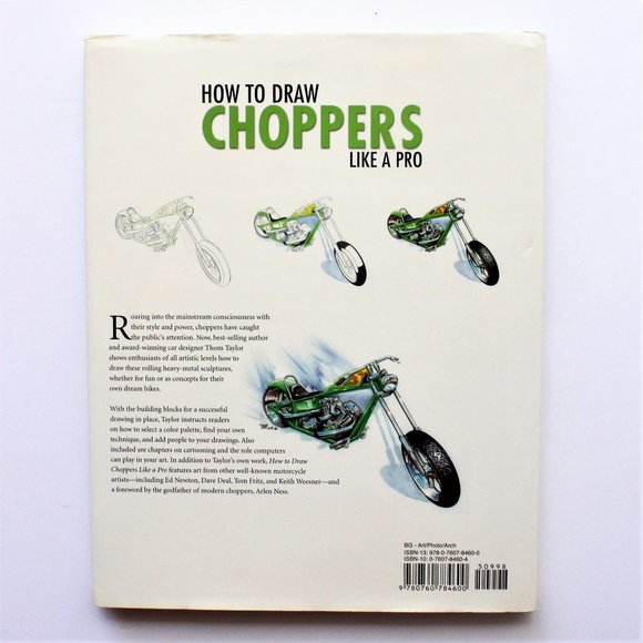 Book How to Draw Choppers Like a Pro Thom Taylor - Picture 3 of 12